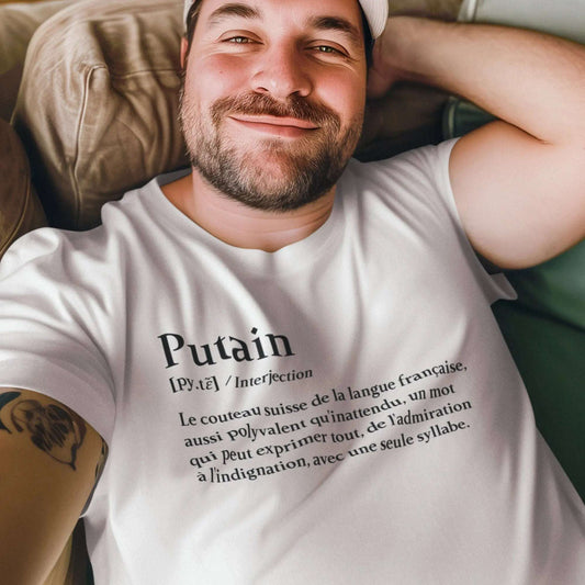 T-shirt homme Définition putain