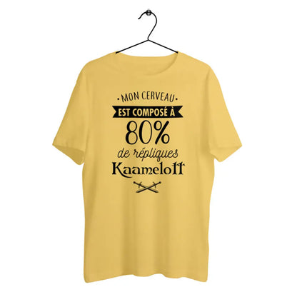T-shirt homme en coton bio 80% de répliques de Kaamelott