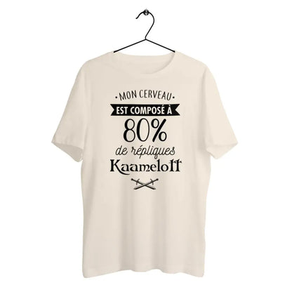 T-shirt homme en coton bio 80% de répliques de Kaamelott