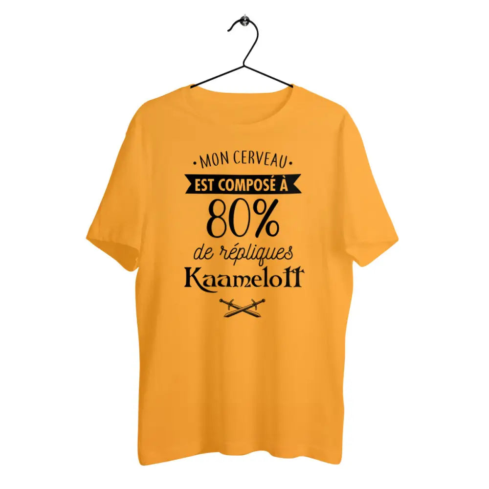 T-shirt homme en coton bio 80% de répliques de Kaamelott