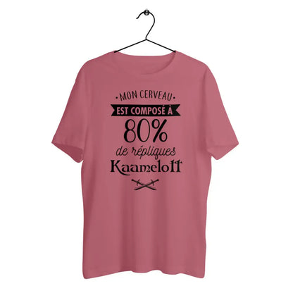 T-shirt homme en coton bio 80% de répliques de Kaamelott