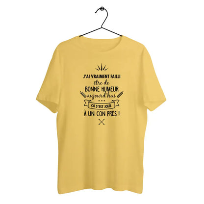 T-shirt homme en coton bio Ça s'est joué à un con près