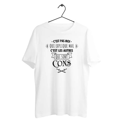T-shirt homme en coton bio C'est les autres qui sont cons