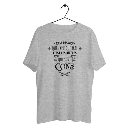T-shirt homme en coton bio C'est les autres qui sont cons