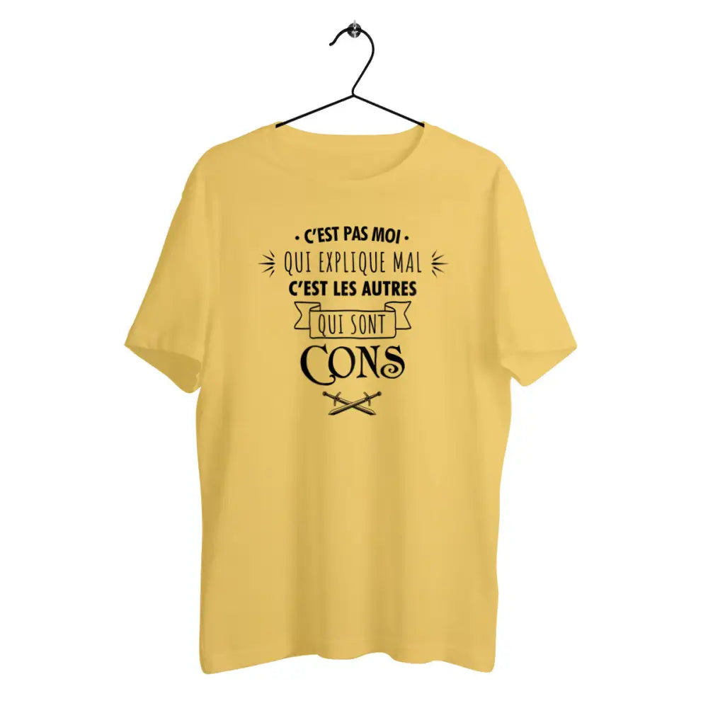 T-shirt homme en coton bio C'est les autres qui sont cons