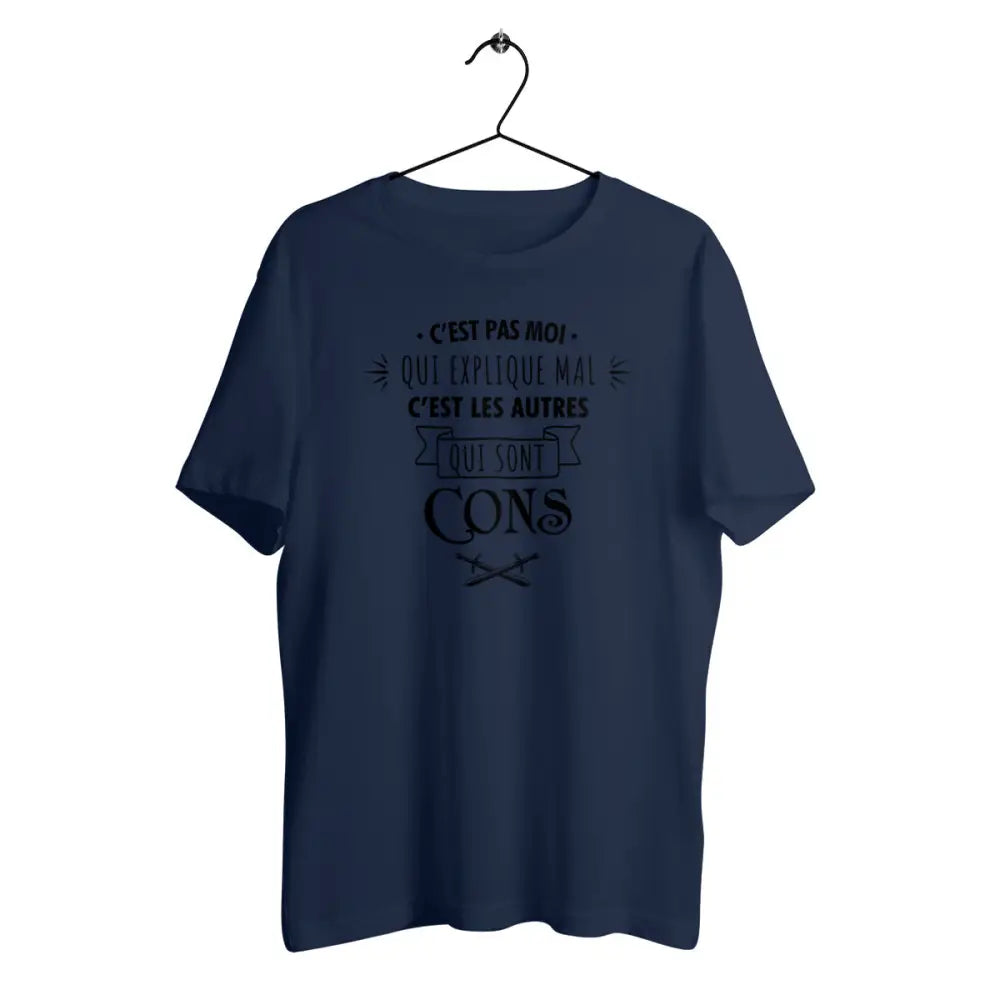 T-shirt homme en coton bio C'est les autres qui sont cons