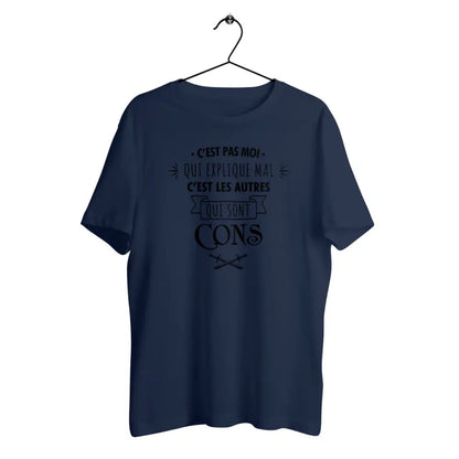 T-shirt homme en coton bio C'est les autres qui sont cons