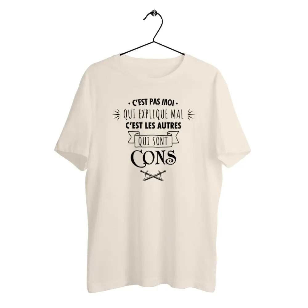 T-shirt homme en coton bio C'est les autres qui sont cons