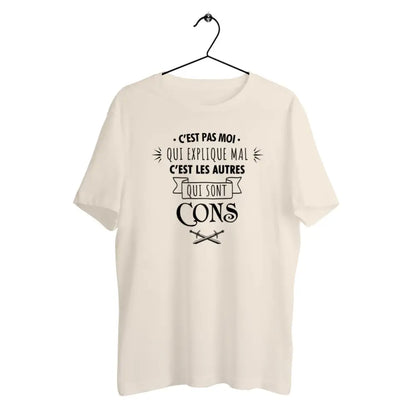 T-shirt homme en coton bio C'est les autres qui sont cons