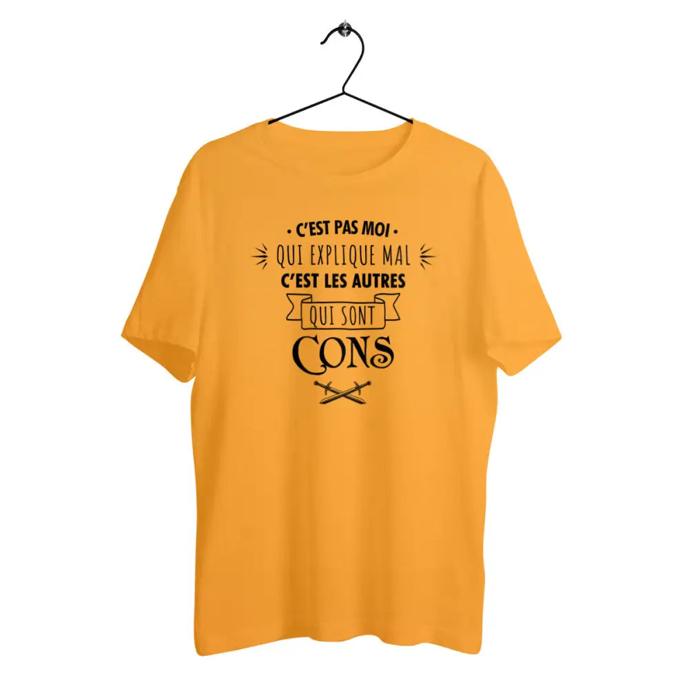 T-shirt homme en coton bio C'est les autres qui sont cons