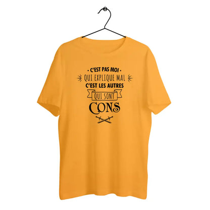 T-shirt homme en coton bio C'est les autres qui sont cons