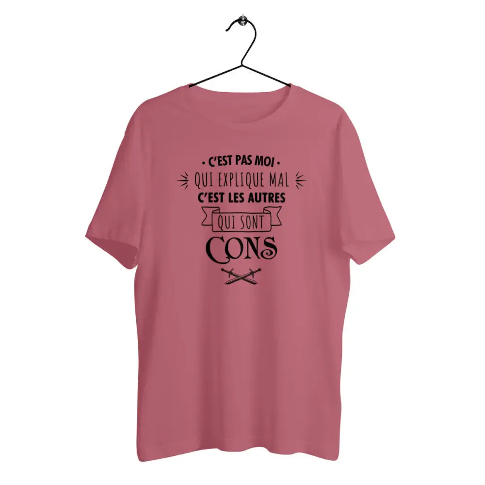 T-shirt homme en coton bio C'est les autres qui sont cons