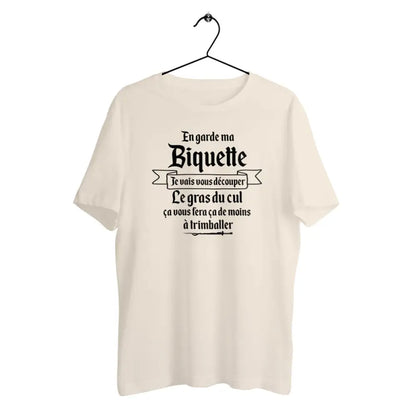 T-shirt homme en coton bio En garde ma biquette