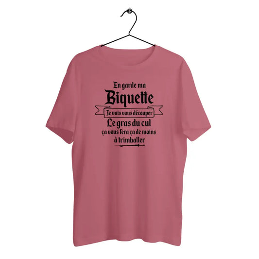 T-shirt homme en coton bio En garde ma biquette
