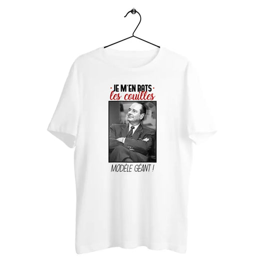 T-shirt homme en coton bio Je m'en bats les couilles
