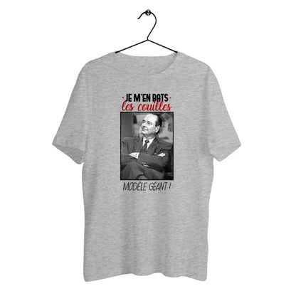 T-shirt homme en coton bio Je m'en bats les couilles