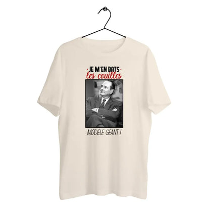 T-shirt homme en coton bio Je m'en bats les couilles