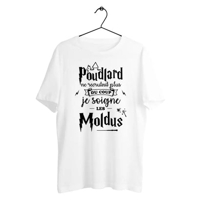 T-shirt homme en coton bio Je soigne les moldus