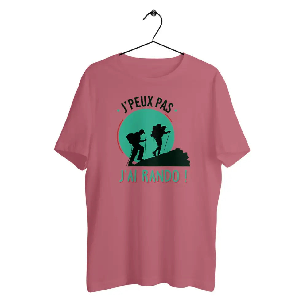 T-shirt homme en coton bio J'peux pas j'ai rando