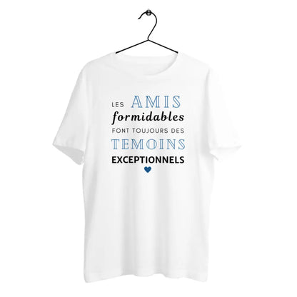 T-shirt homme en coton bio Les amis formidables