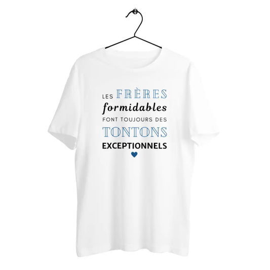 T-shirt homme en coton bio Les frères formidables