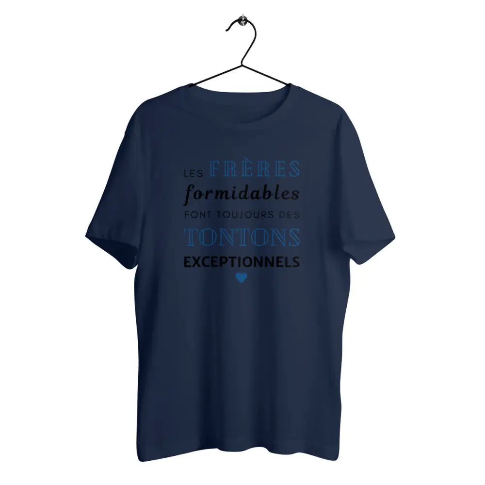 T-shirt homme en coton bio Les frères formidables