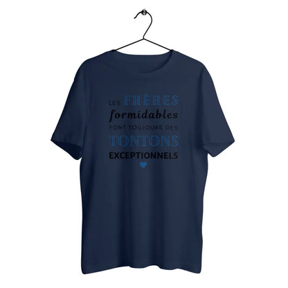 T-shirt homme en coton bio Les frères formidables