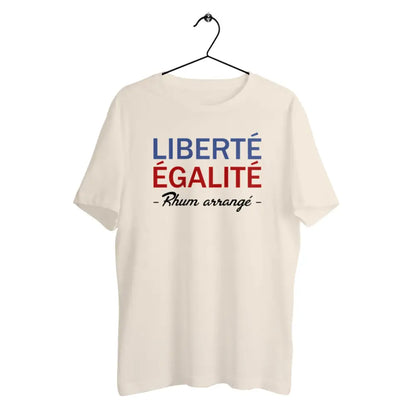 T-shirt homme en coton bio Liberté égalité Rhum arrangé