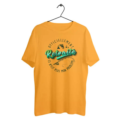 T-shirt homme en coton bio Officiellement retraité