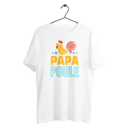 T-shirt homme en coton bio Papa poule