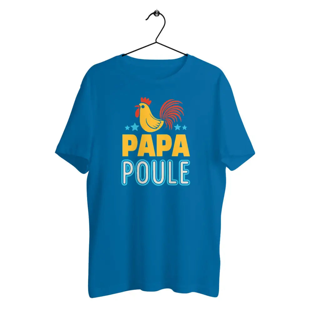 T-shirt homme en coton bio Papa poule