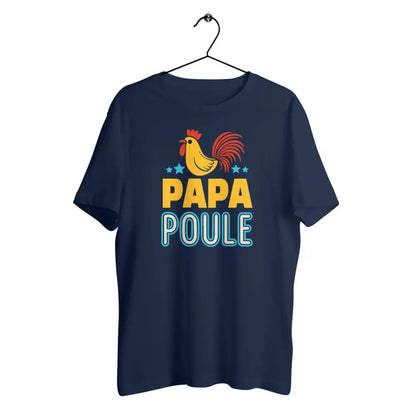 T-shirt homme en coton bio Papa poule