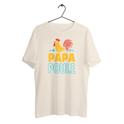 T-shirt homme en coton bio Papa poule