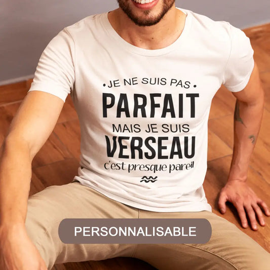 T-shirt homme en coton bio Signe astro personnalisable