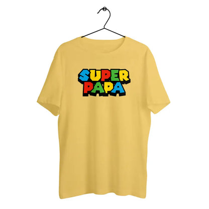 T-shirt homme en coton bio Super papa