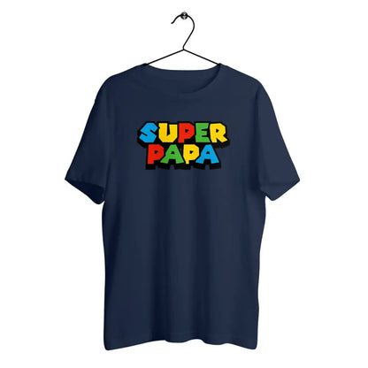 T-shirt homme en coton bio Super papa