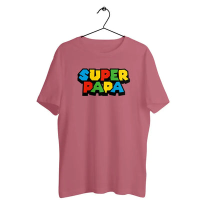 T-shirt homme en coton bio Super papa