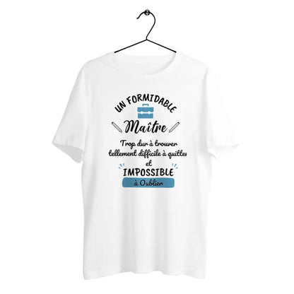 T-shirt homme en coton bio Un formidable maître