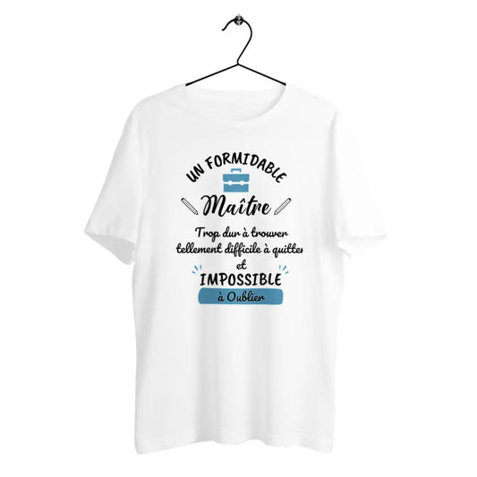 T-shirt homme en coton bio Un formidable maître