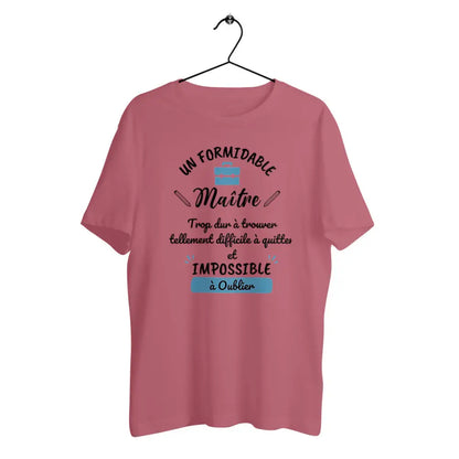 T-shirt homme en coton bio Un formidable maître