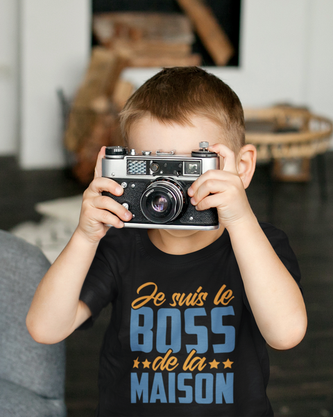 T-shirt enfant - Je suis le boss de la maison