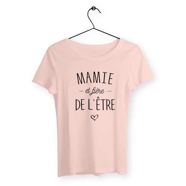 T-shrit femme - Mamie et fière de l'être - #shop_name - Premium Plus