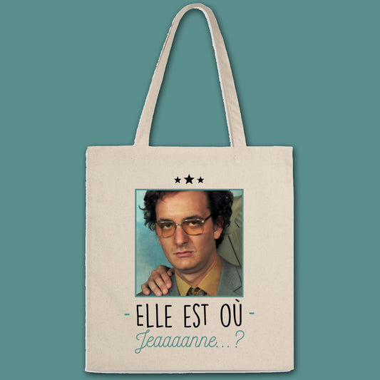 Totebag Elle est où Jeanne
