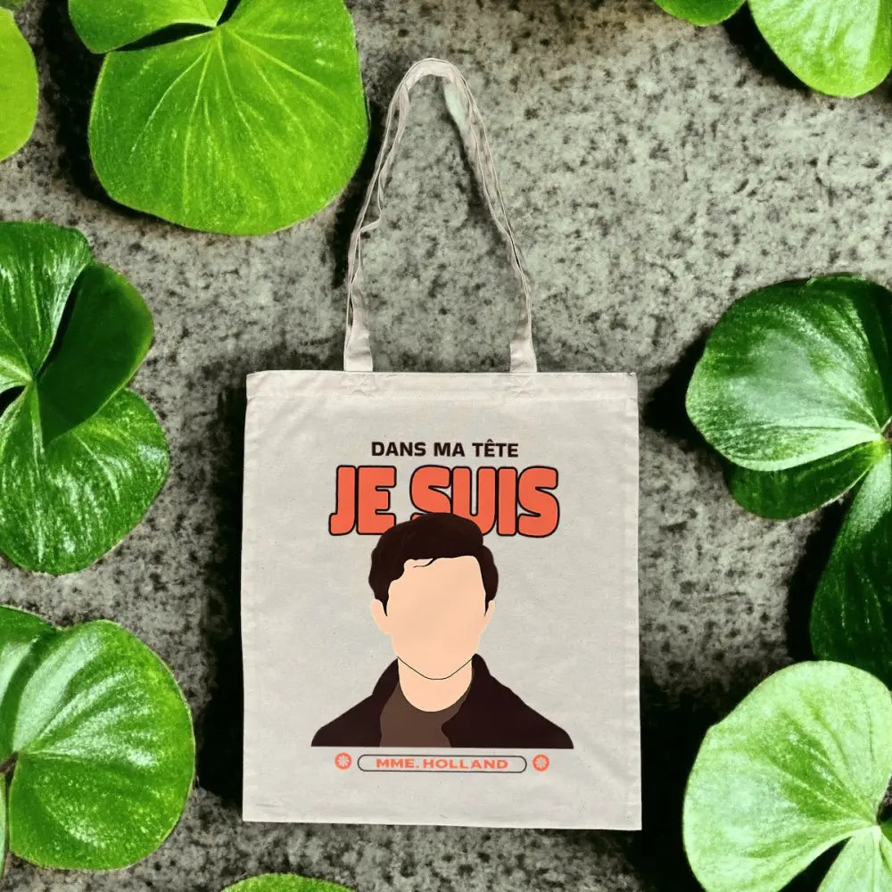 Totebag en Coton Bio Dans ma tête je suis Mme Holland