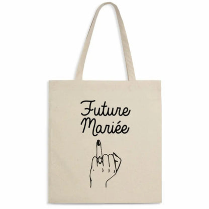 Totebag Future Mariée bague fiançailles