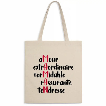 Totebag en Coton M.A.M.A.N
