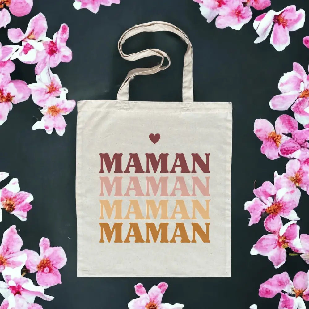 Totebag en Coton Bio Maman Maman