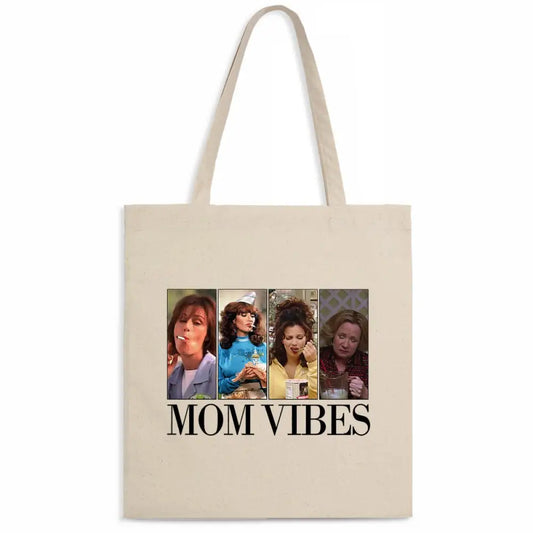 Totebag en Coton Bio Mom Vibes