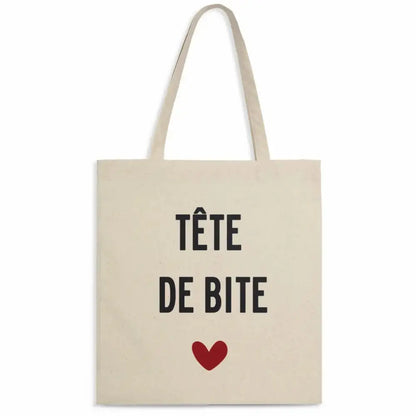 Totebag en Coton Bio Tête de bite