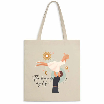 Totebag en Coton Bio The time of my life